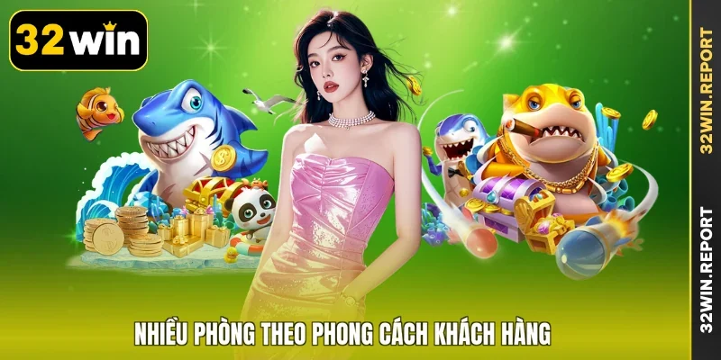Nhiều phòng theo phong cách khách hàng