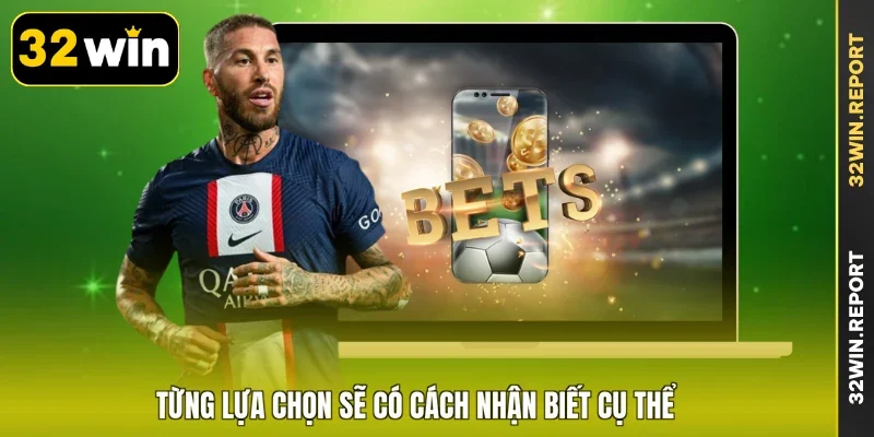 Từng lựa chọn sẽ có cách nhận biết cụ thể