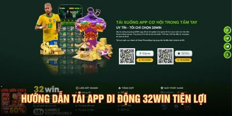 Hướng dẫn tải app di động 32win tiện lợi